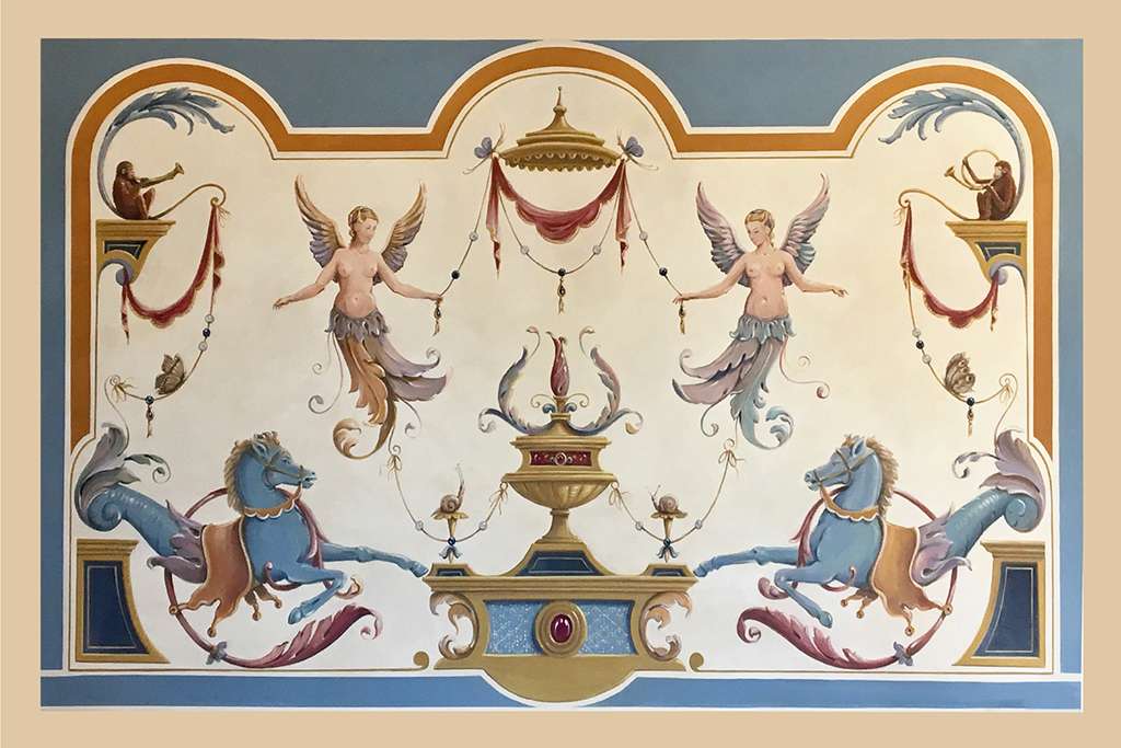 Decorazione murale classica Decorazione murale classica